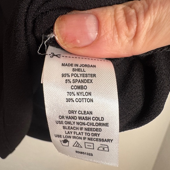 CeCe Black Puff Sleeve Blouse - Picture 10 of 10